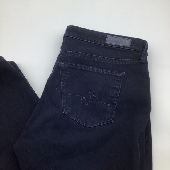 AG Adriano Goldschmied Womens The Legging‎ Super Skinny Jeans Blue Size 28R - Picture 1 of 8